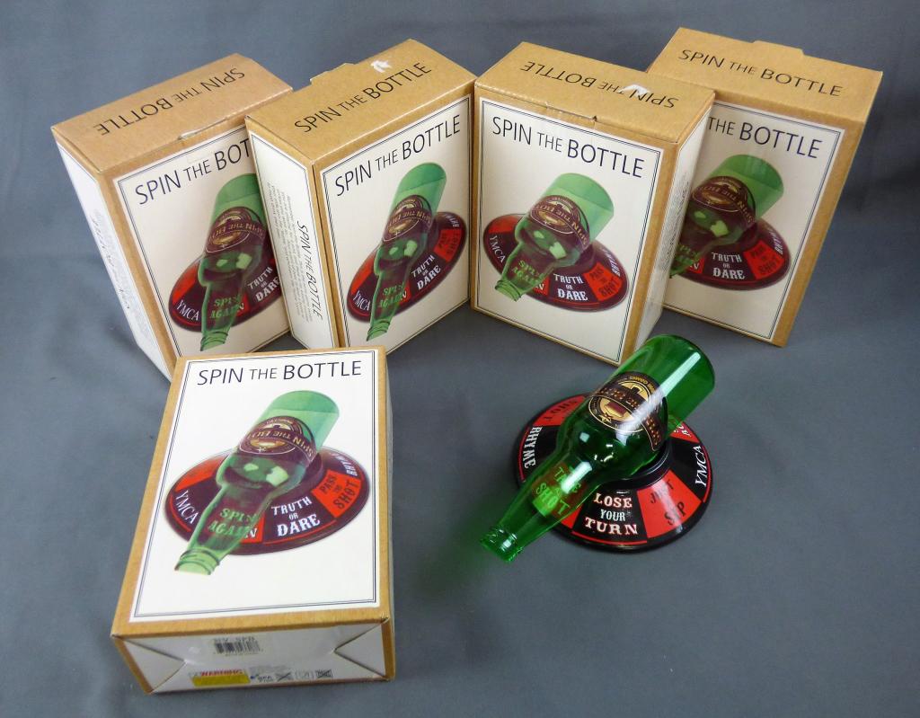 Spin the Bottle Game. Lot of 5. New: Spin the Bottle Adult Game. Lot of 5 New in original boxes