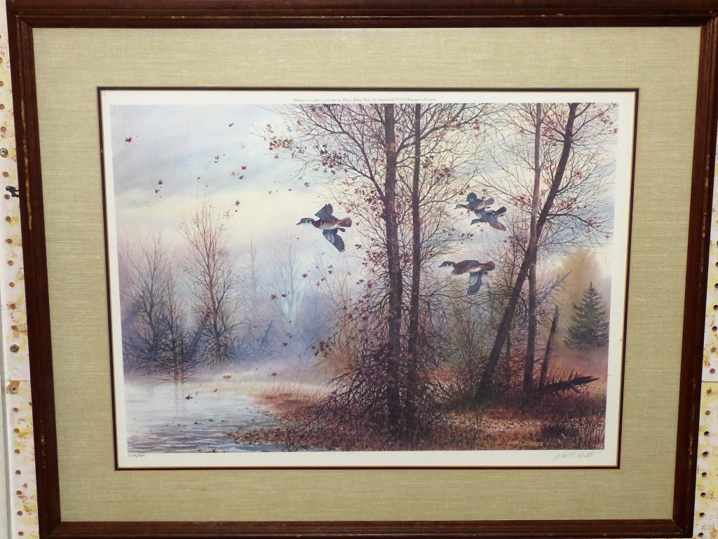 John L. Carter "Backwater Woodies" LE Signed Litho (1 of 4)