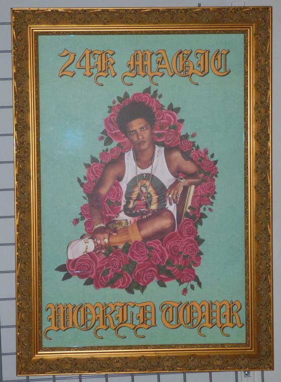 Bruno Mars "24k Magic" World Tour Guadalupe Poster (1 of 4)