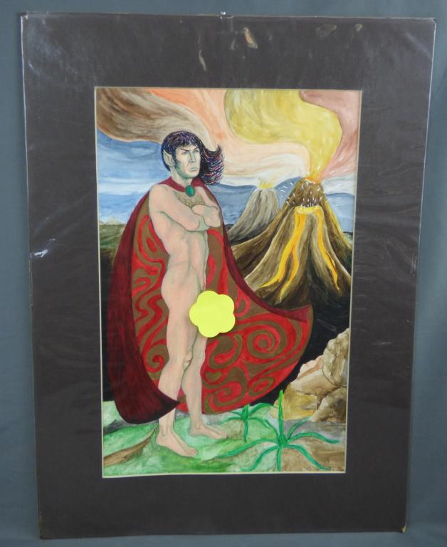 Original Star Trek Fanzine Art Drawing B. Gordon ' (1 of 6)