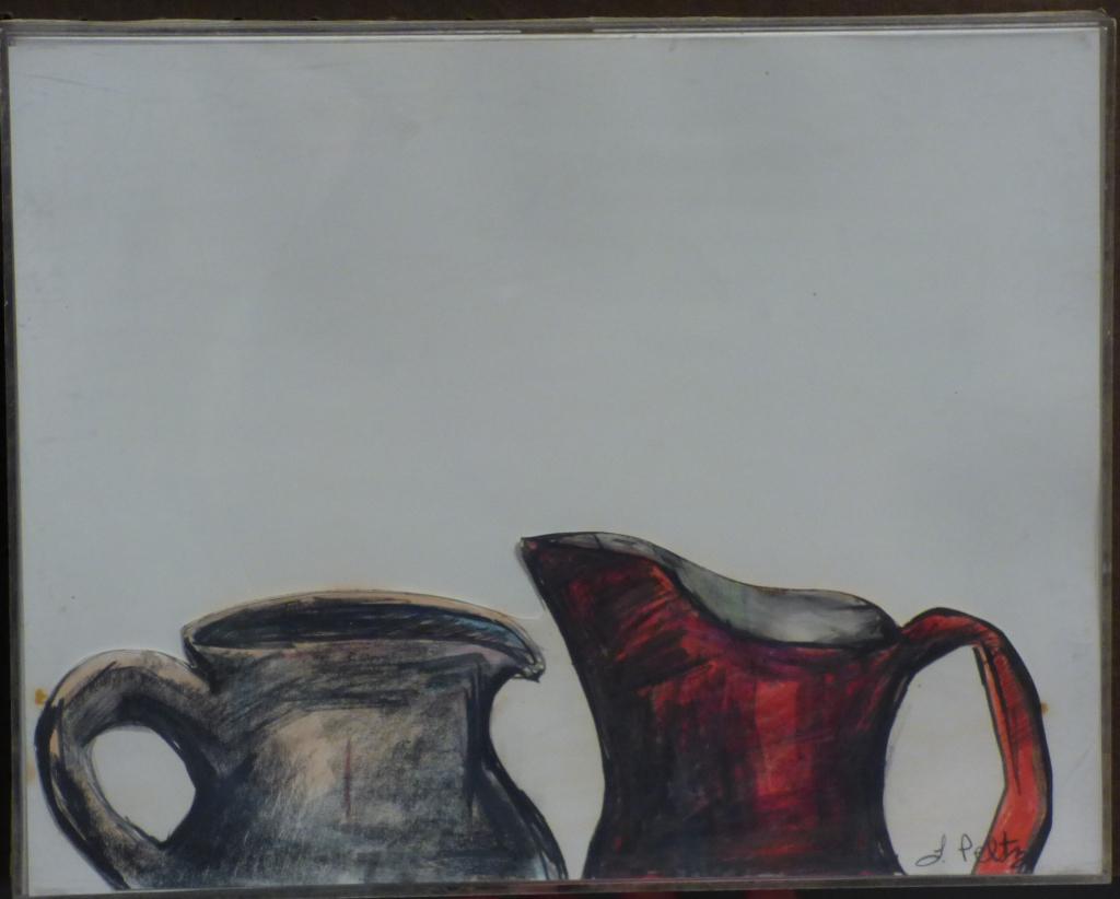 Lorraine Peltz "2 Vessels Graphite & Pencil (1 of 3)