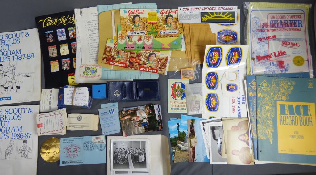 Boy Scouts Memorabilia- Stickers, Photos, Booklets (1 of 11)
