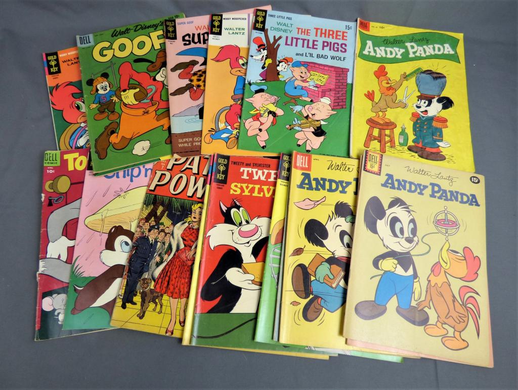 Silver Age Gold Key Comic Books Disney, Andy Panda (1 of 4)