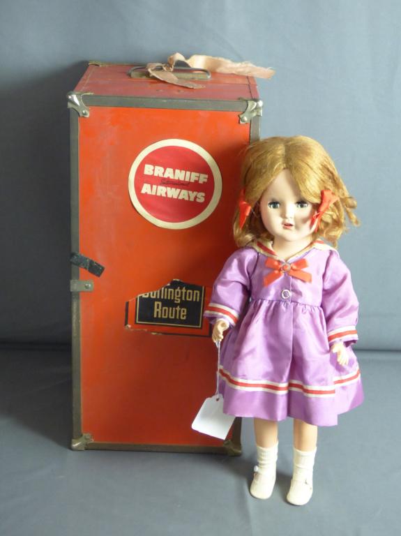 1950's 15" Horsman Bright Star Doll in Travel Case (1 of 8)