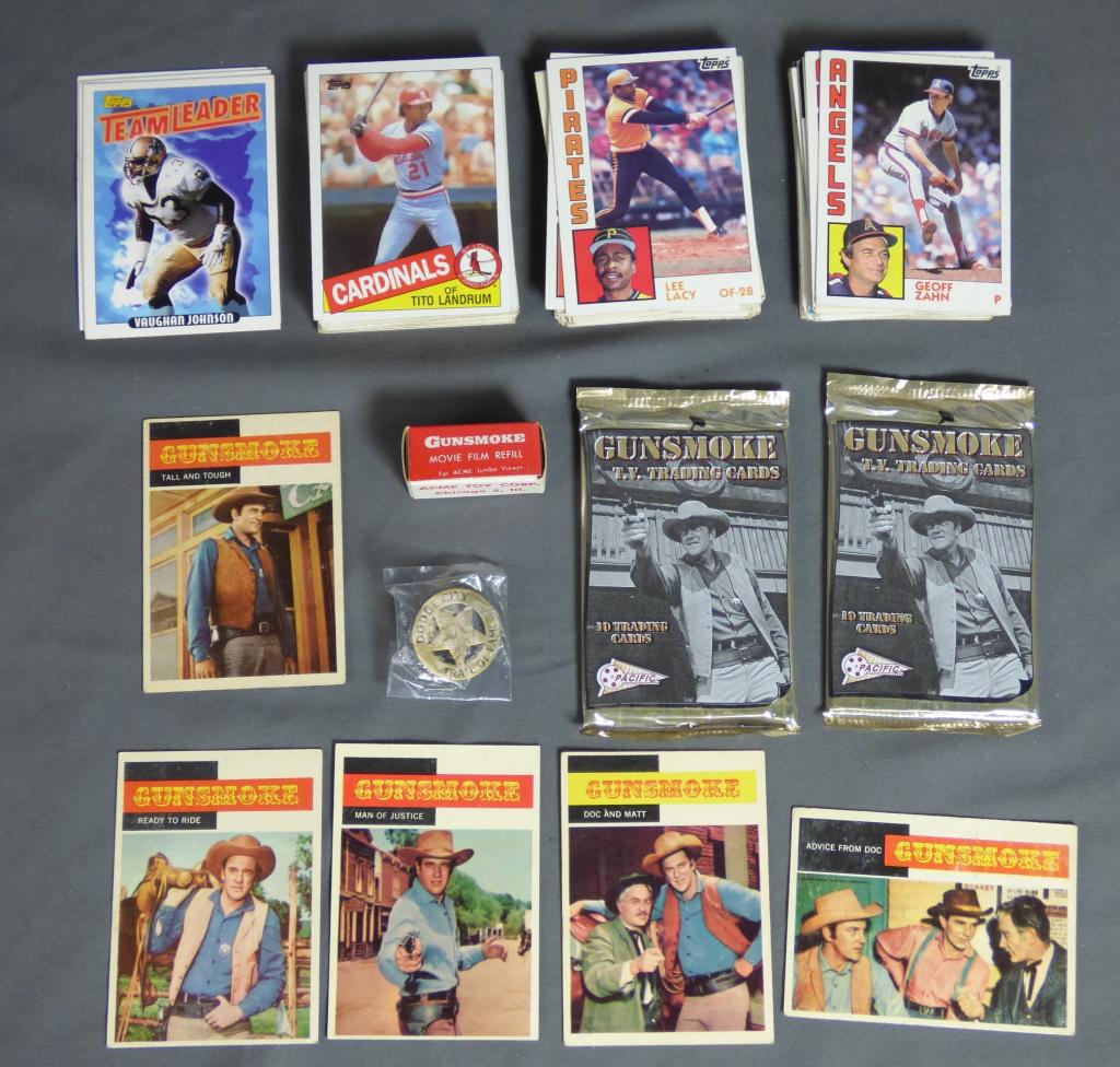 1958 Gunsmoke TV Show Cards, Badge, Trading Cards (1 of 9)