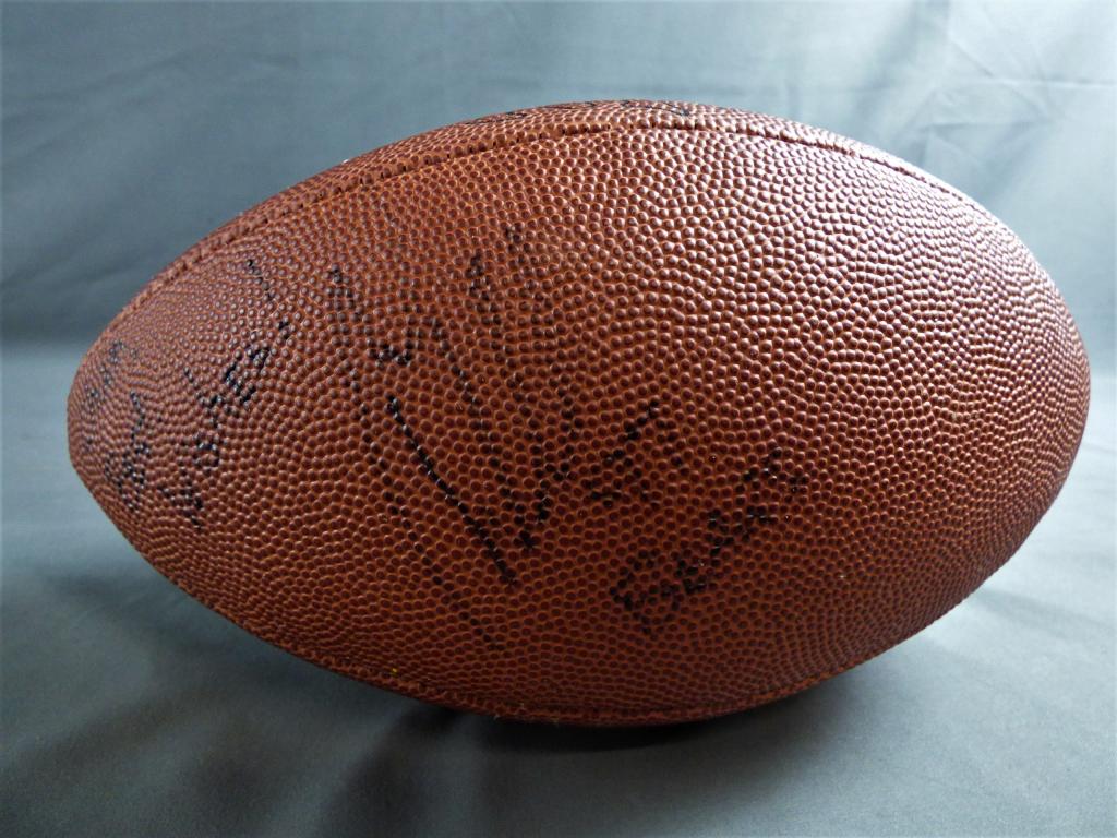 Chicago Bears Michael Haynes Signed Football (1 of 3)