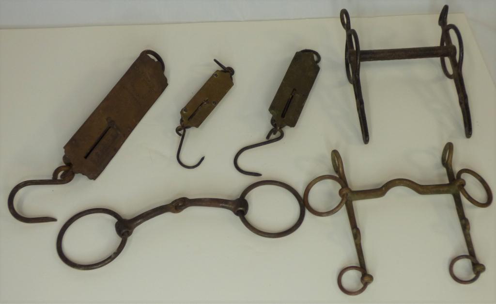 Antique Hand Scales & Horse Bits (1 of 7)