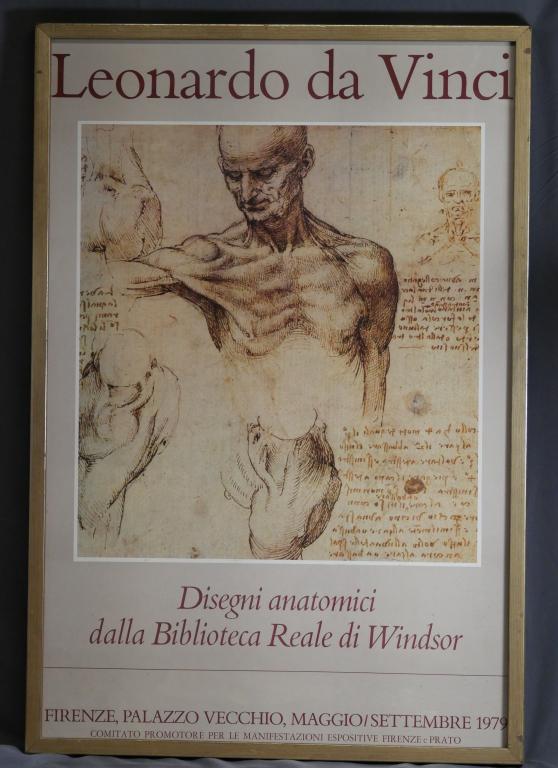 Leonardo da Vinci " Disegni Anatomici" 1979 Expo P (1 of 4)