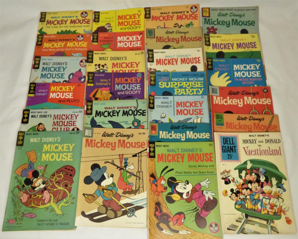 Silver Age Gold Key Disney Mickey Mouse Comic Book (1 of 4)