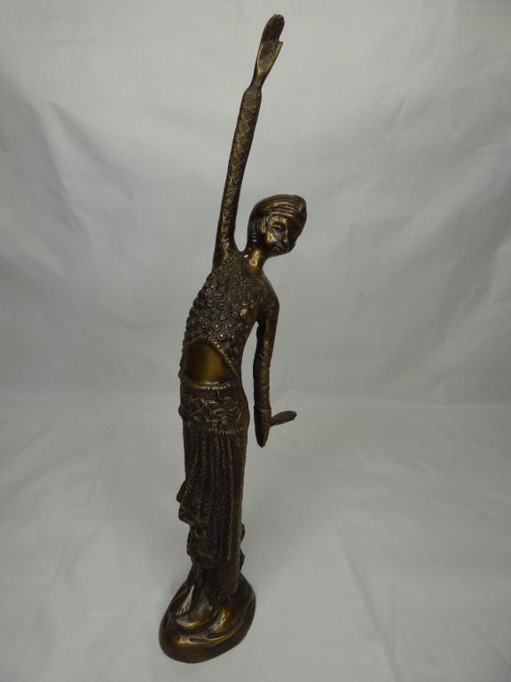 Dancing Lady Bronze Sculpture Art Deco Chiparus Se (1 of 6)