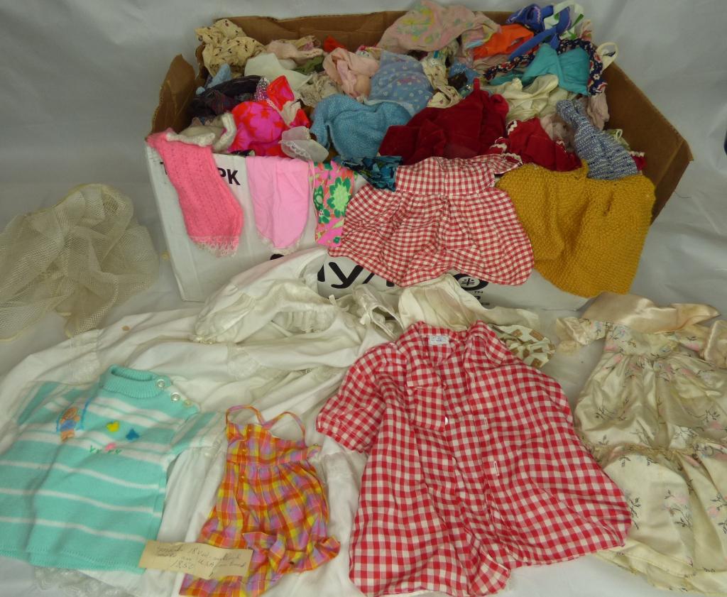 Large Lot of Vintage Doll Cloth/ Outfits (1 of 8)