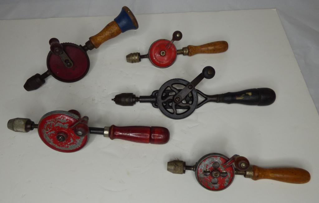 Group of Vintage Hand Drills (1 of 5)