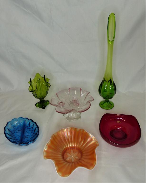 Art Glass Assortment- Viking Glass, Iridescent (1 of 9)