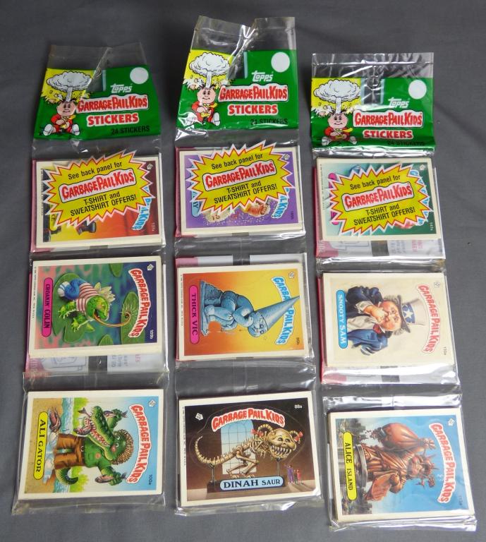 Vintage Topps Garbage Pail Kids Stickers (1 of 2)