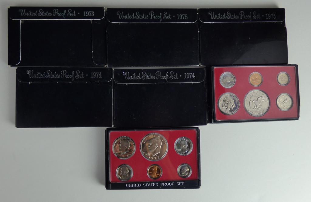 US Coin Proof Sets from 1970's (1 of 4)