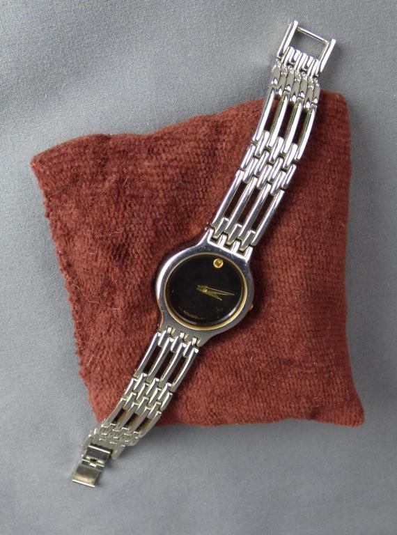 Movado Wrist Watch: Movado Wrist Watch in Steel Case. Condition: Good