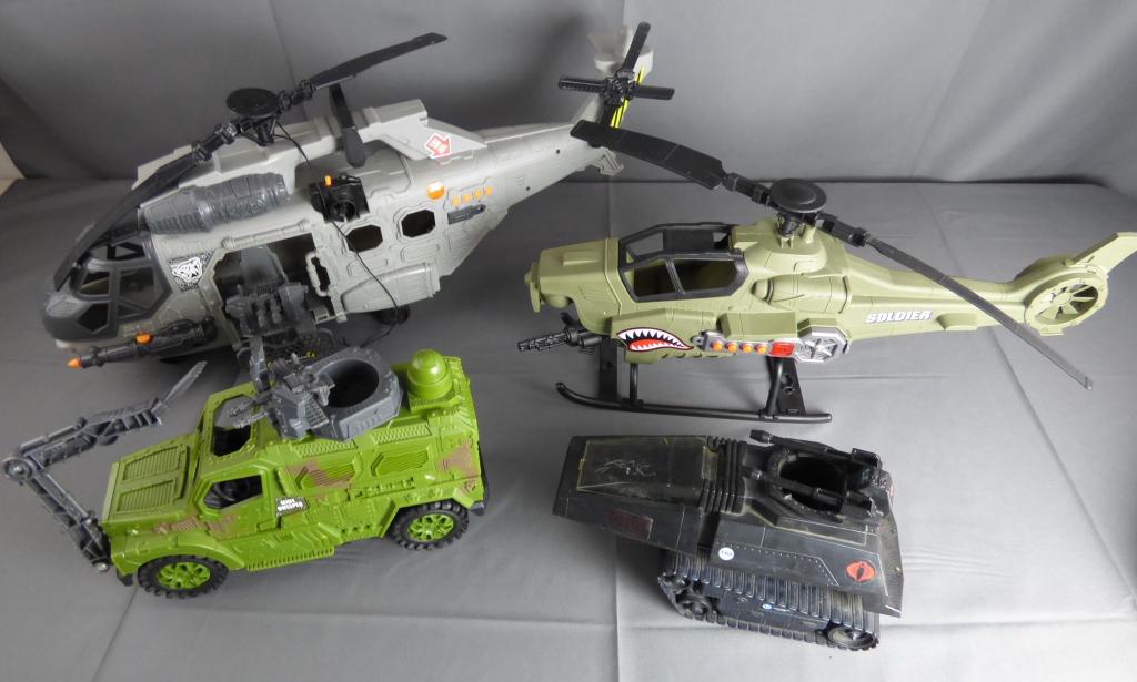 Military Toys- Helicopters and Trucks- GI Joe (1 of 12)
