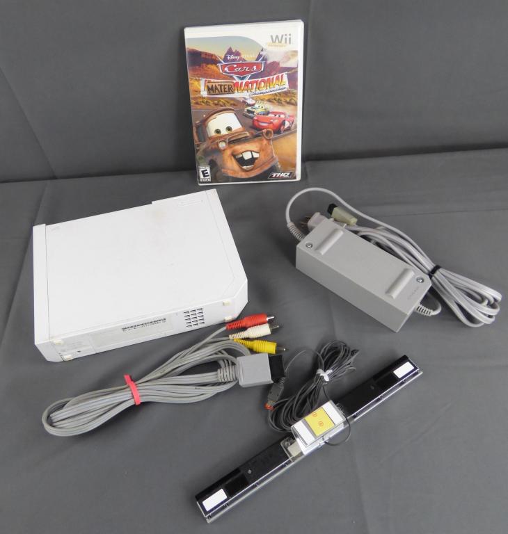 Nintendo Wii Game System w/ Cars Game (1 of 2)