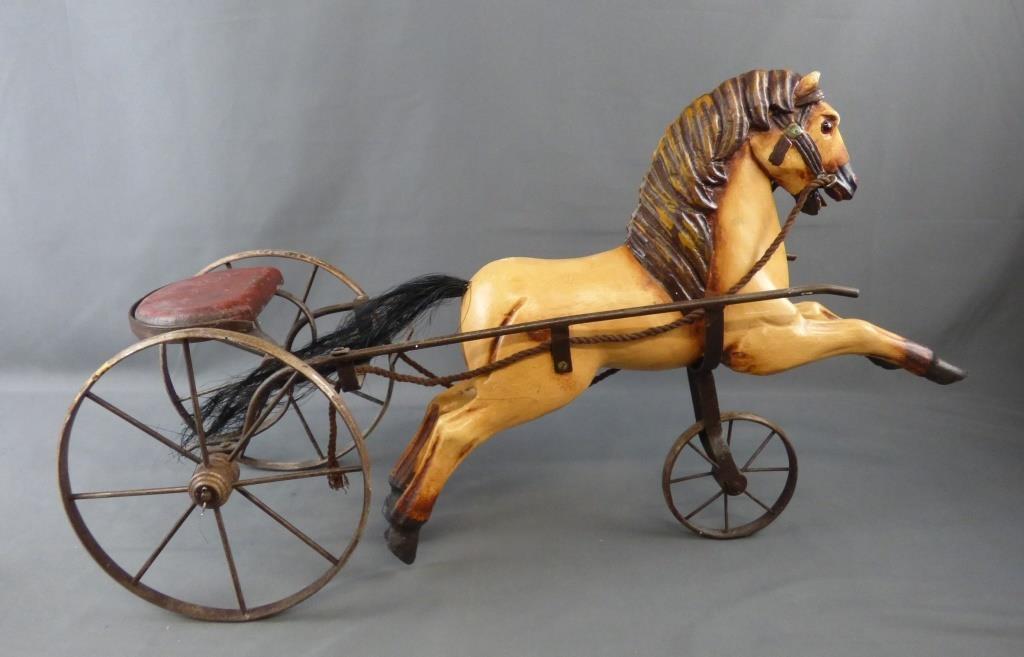 Horse Carriage Tabletop Decorative Art Sculpture (1 of 8)