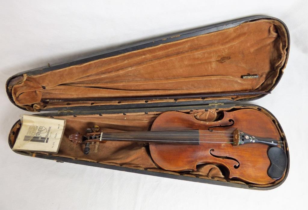Antique Violin in Wooden Case (1 of 6)