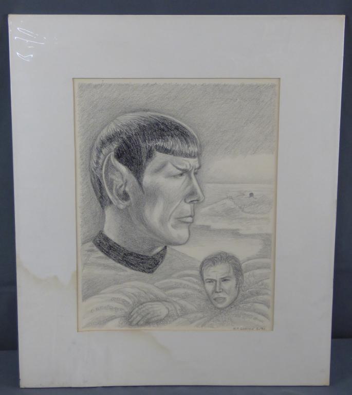B.P. Gordon Original Star Trek Fanzine Drawing (1 of 4)