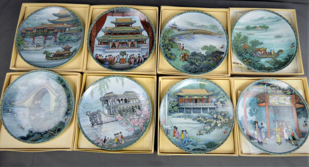 Imperial Jingdezhen Chinese Collector Plate Set (1 of 5)