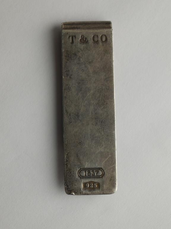 Tiffany & Co Sterling Silver 1837 Money Clip: Tiffany & Co Sterling Silver Money Clip
