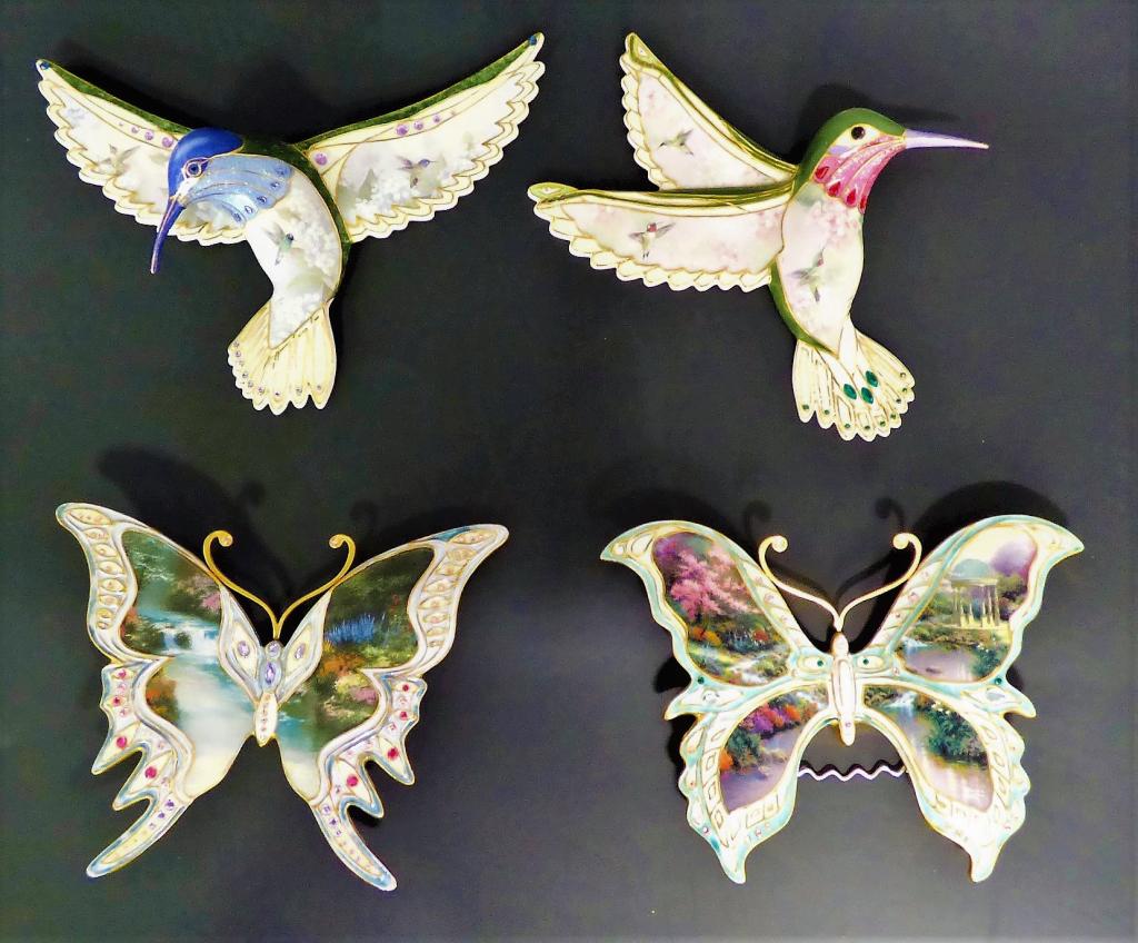 Lena Lu & Thomas Kinkade Butterflies & Hummingbird (1 of 5)
