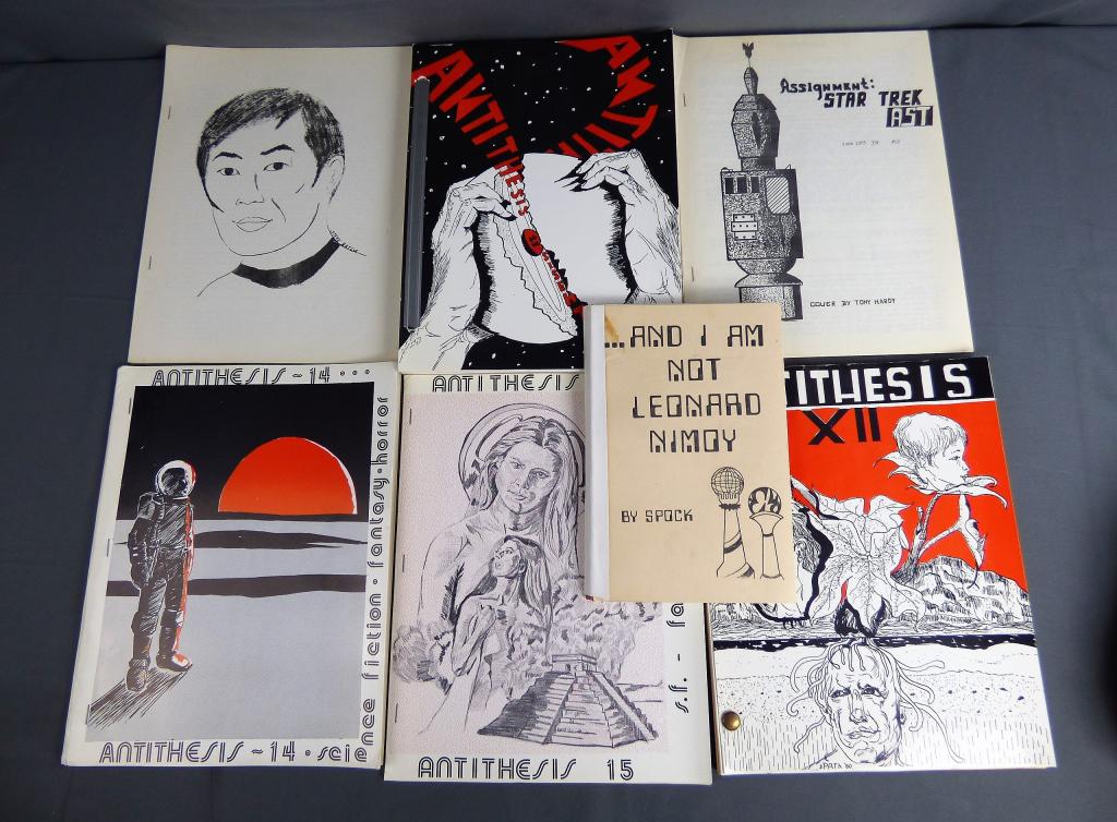 Lot of Star Trek Fanzine Books (1 of 3)