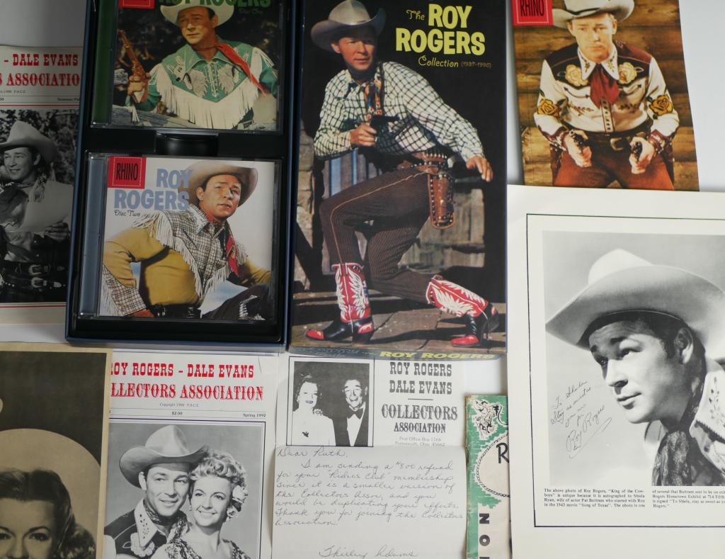 Roy Rogers Collector Memorabilia- Photos, CD Set (1 of 7)