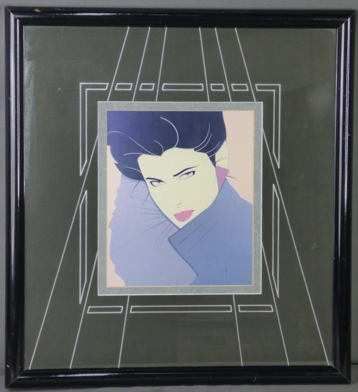 Patrick Nagel Pretty Girl Lithograph Art Print 80s (1 of 6)