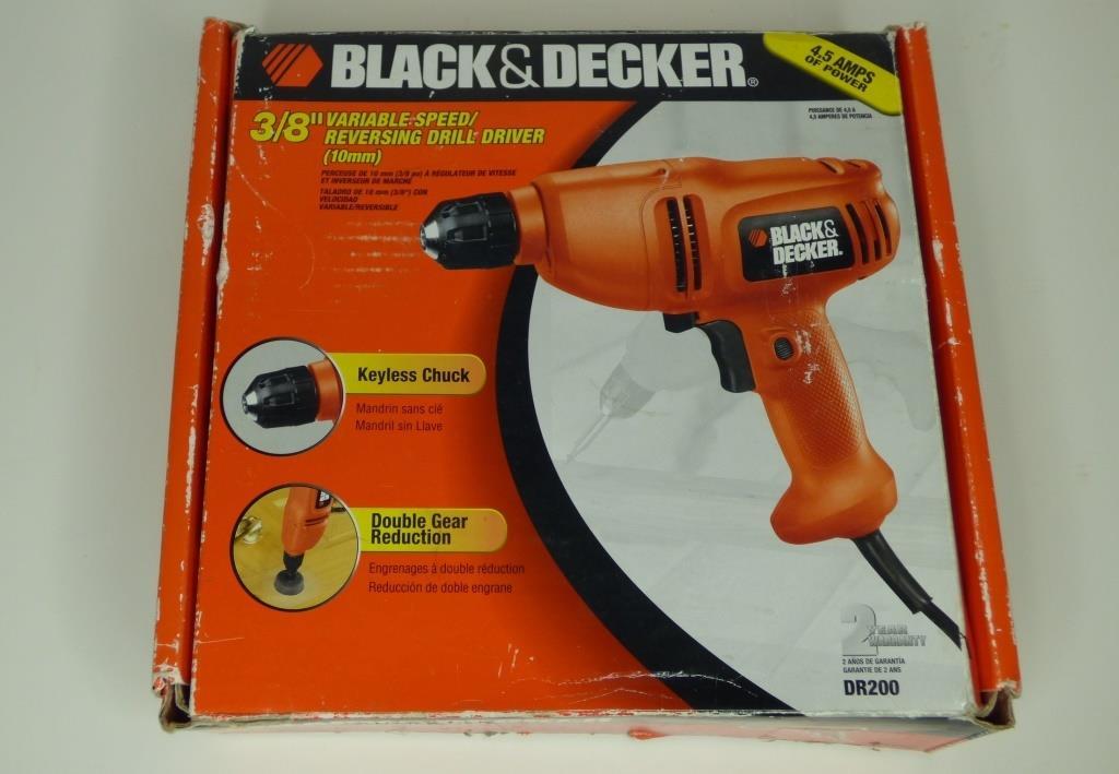 Black & Decker 3/8" Variable Speed Drill Driver (1 of 4)