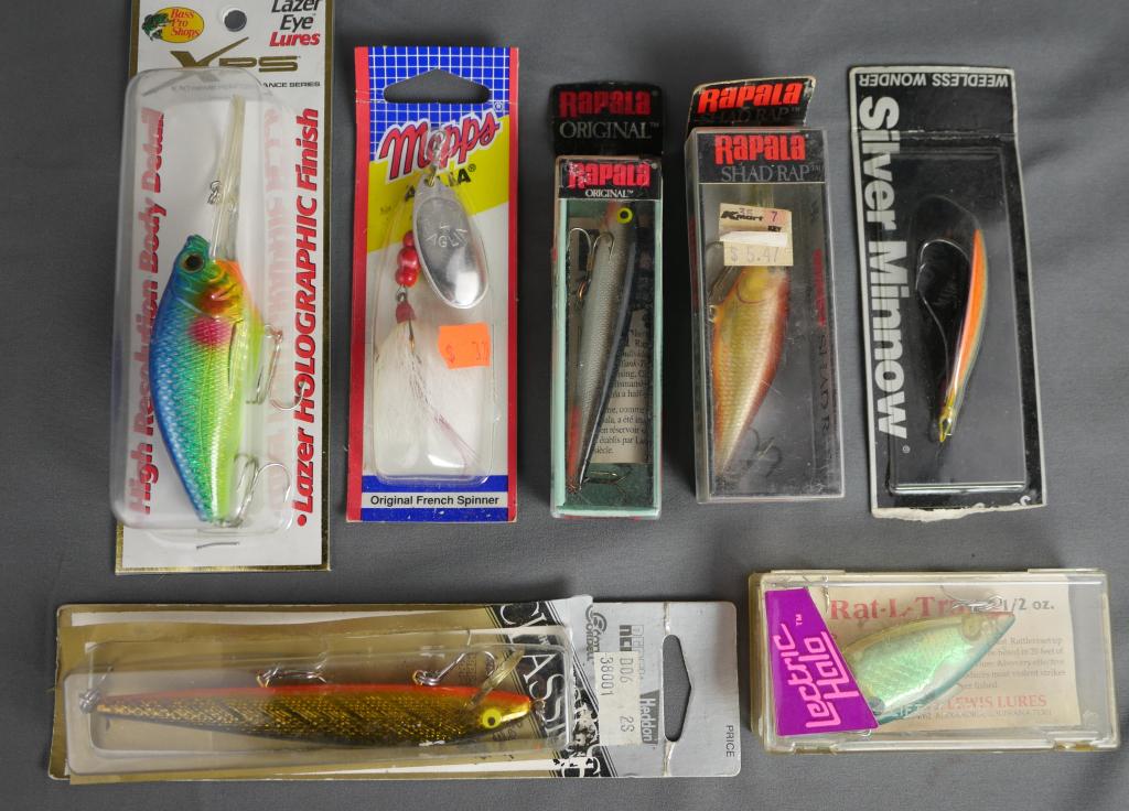 Lot of New Fishing Lures- Rapala, Mepps (1 of 4)