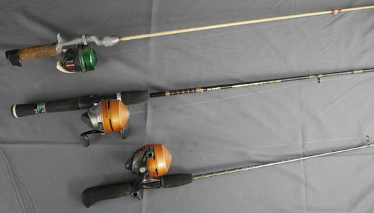 Vintage Algonquin Fishing Rod Zebco Eq3 Reel