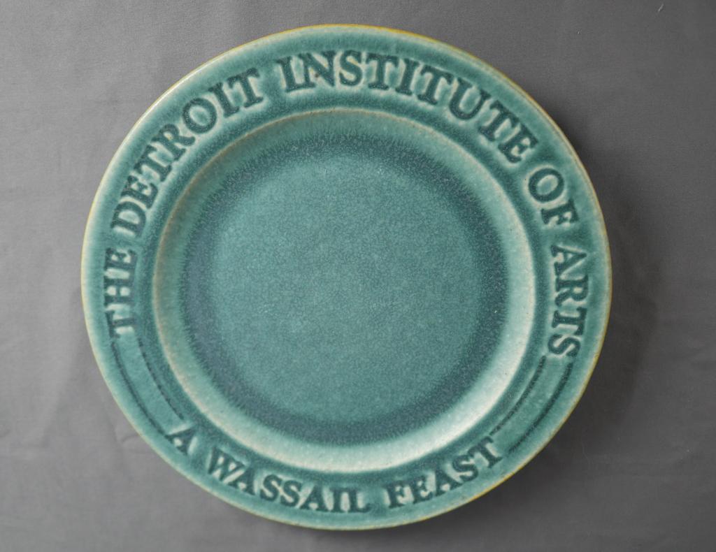 Pewabic Pottery Wassail Fest Detroit Art Plate (1 of 3)