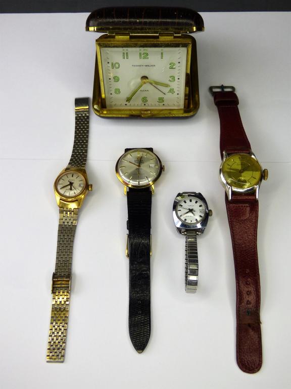 Group of Vintage Wrist Watches and Alarm Clock (1 of 7)