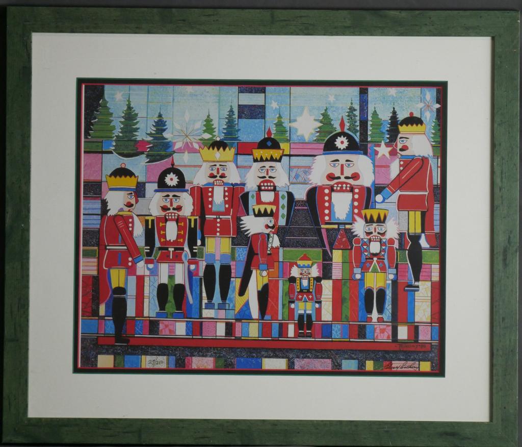 Edward Cathony Nut Crackers LE Signed Lithograph (1 of 4)