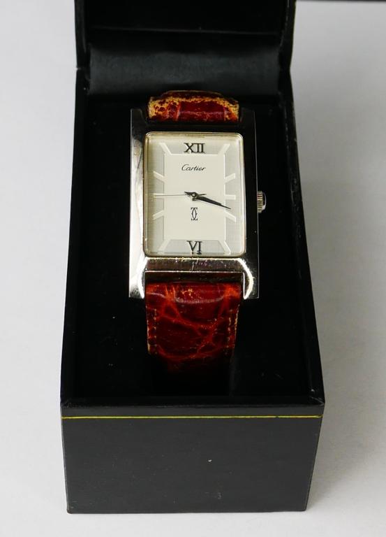Cartier Ladies Wrist Watch Replica: Replica of Cartier Wrist Watch. Condition: Good Overall Conditionwith minor wear. Untested