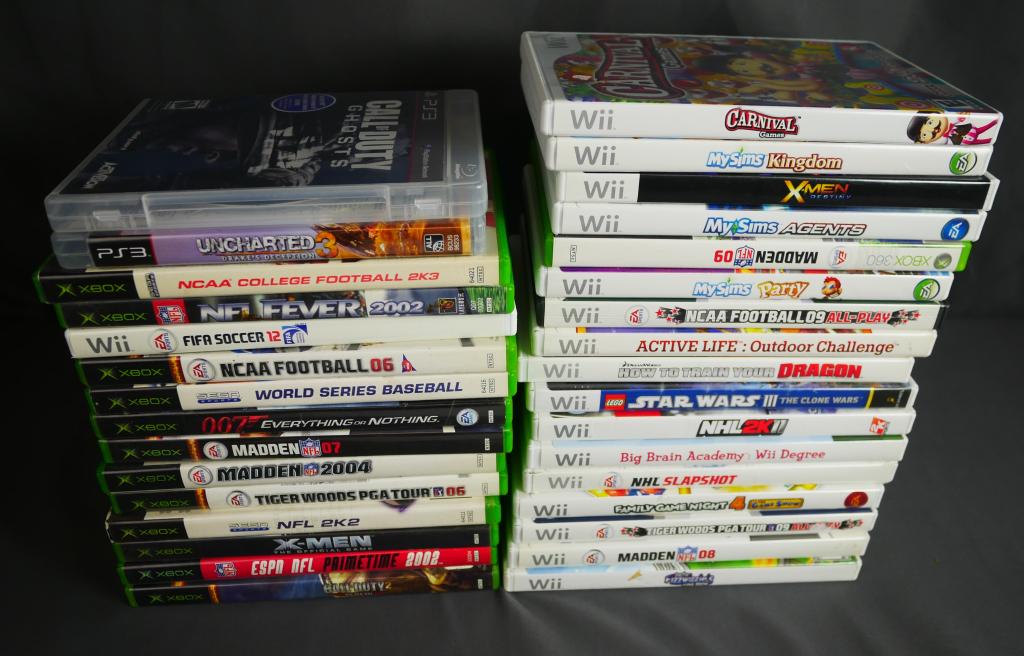 Wii & X-Box Video Games (1 of 3)