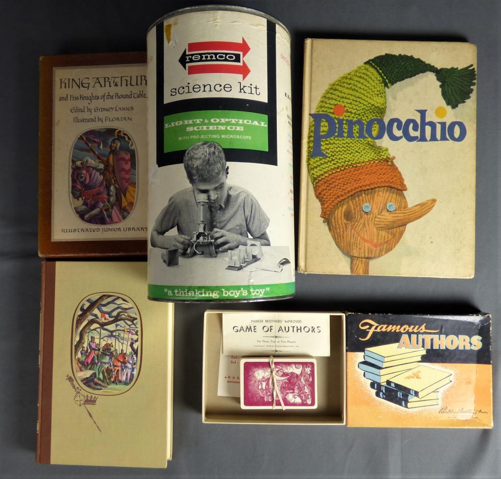 Vintage Remco Science Kit & Children Books (1 of 5)