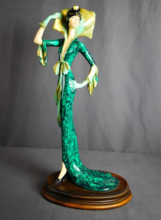 Amilcare Santini Art Deco Lady LE Figurine (1 of 6)
