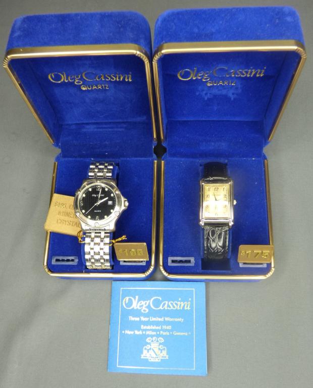 Oleg Cassini Wrist Watches- New in Boxes (1 of 8)