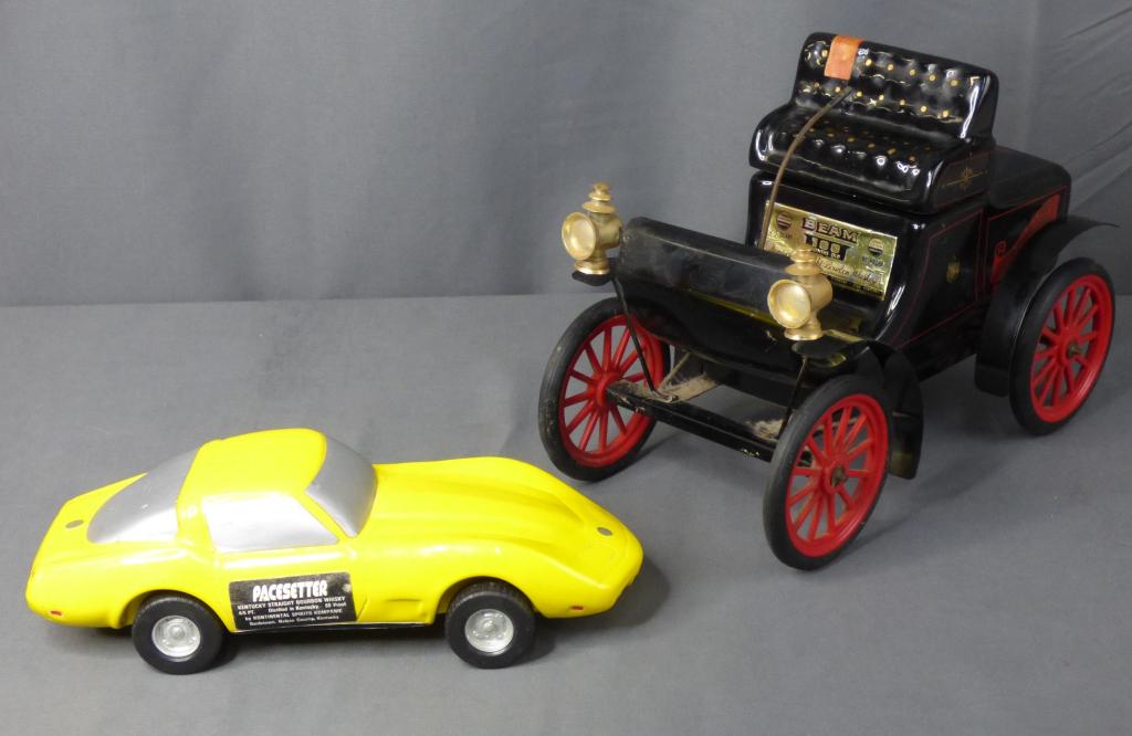 Racing Car & Antique Car Whisky Decanters- Beam (1 of 9)