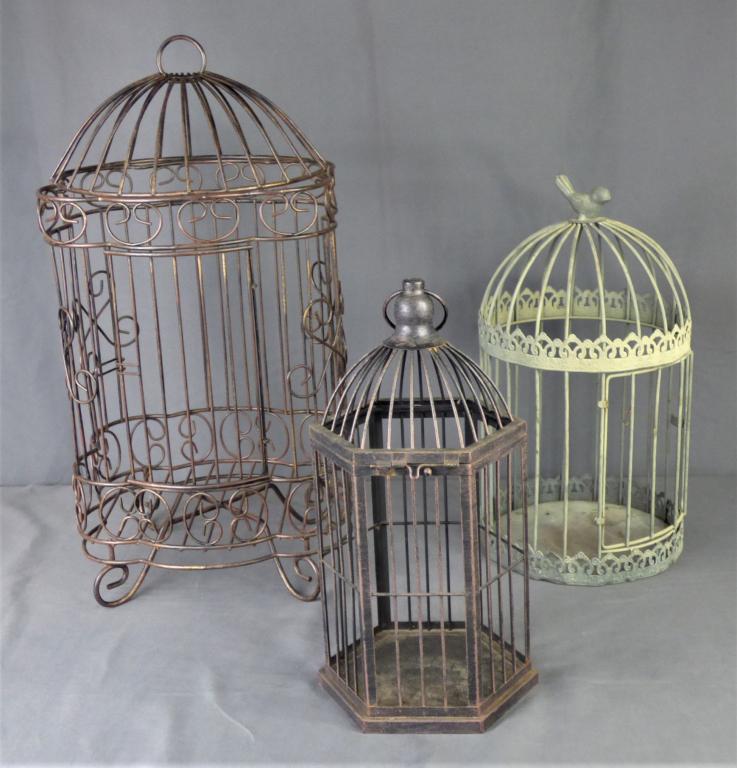Vintage Metal Bird Cages (1 of 5)