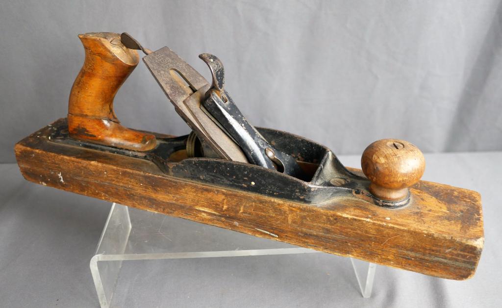 W.M. Encers Oak Leaf Wood Hand Plane (1 of 10)