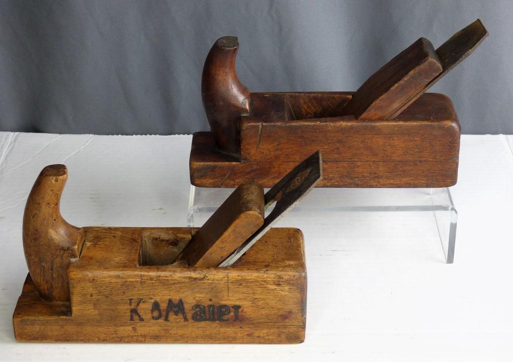 Antique Austrian Horn Wood Planes- W. Schmitt (1 of 8)