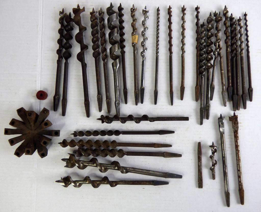 Large Lot of Auger Drill Bits (1 of 7)