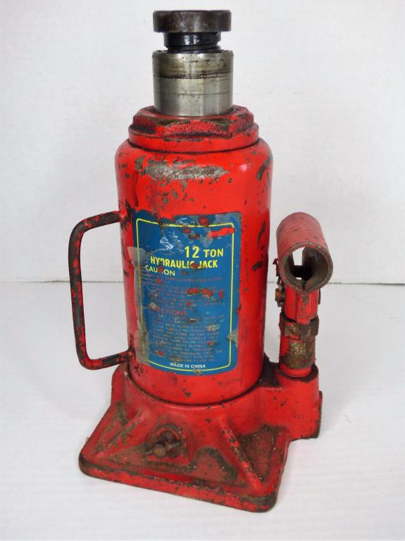 12 ton Hydraulic Bottle Jack: 12 ton Hydraulic Bottle Jack