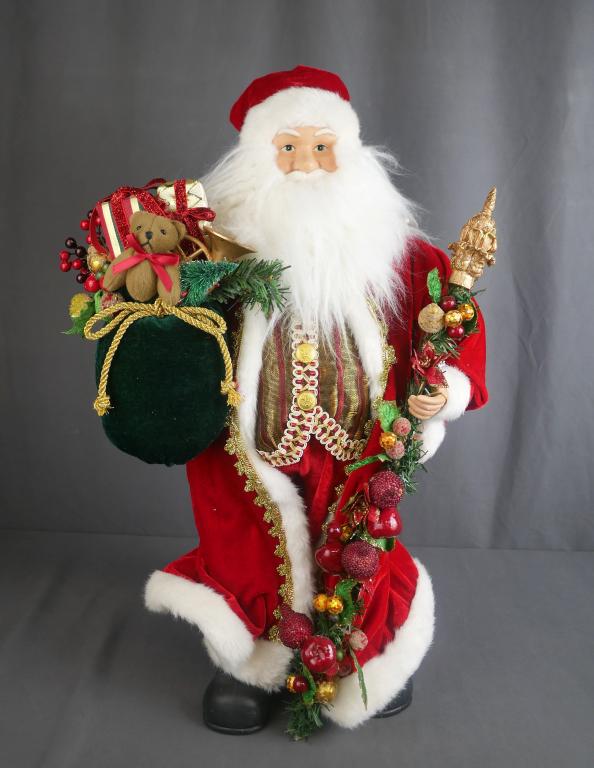 Large 25" Christmas Santa Claus Figurine (1 of 5)