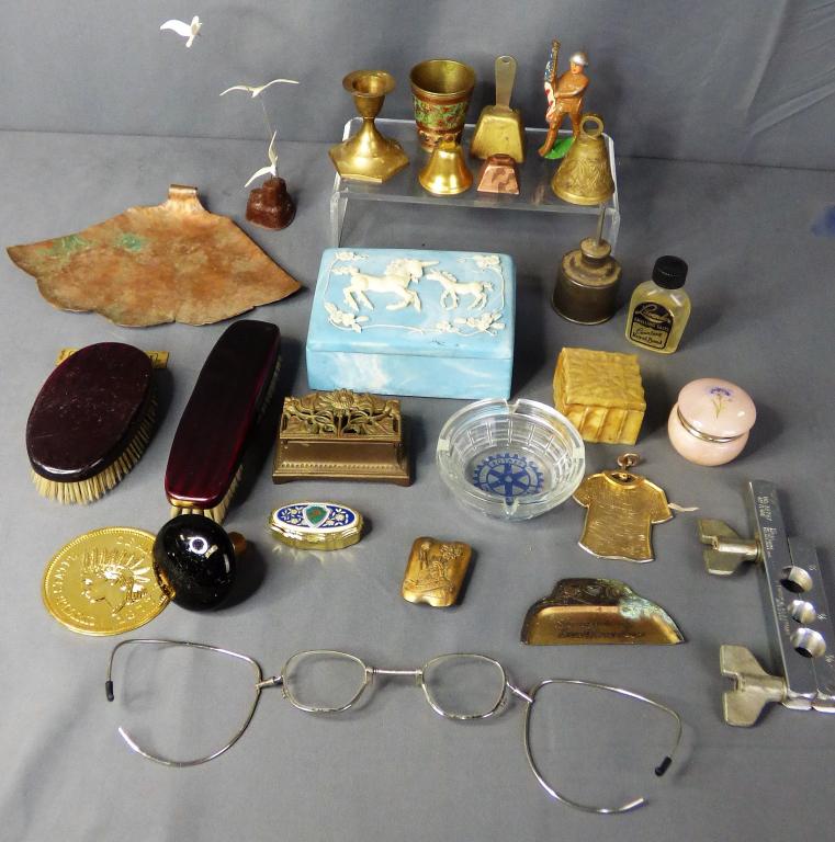 Small Brass & Copper Collectibles, Trinket Boxes (1 of 8)